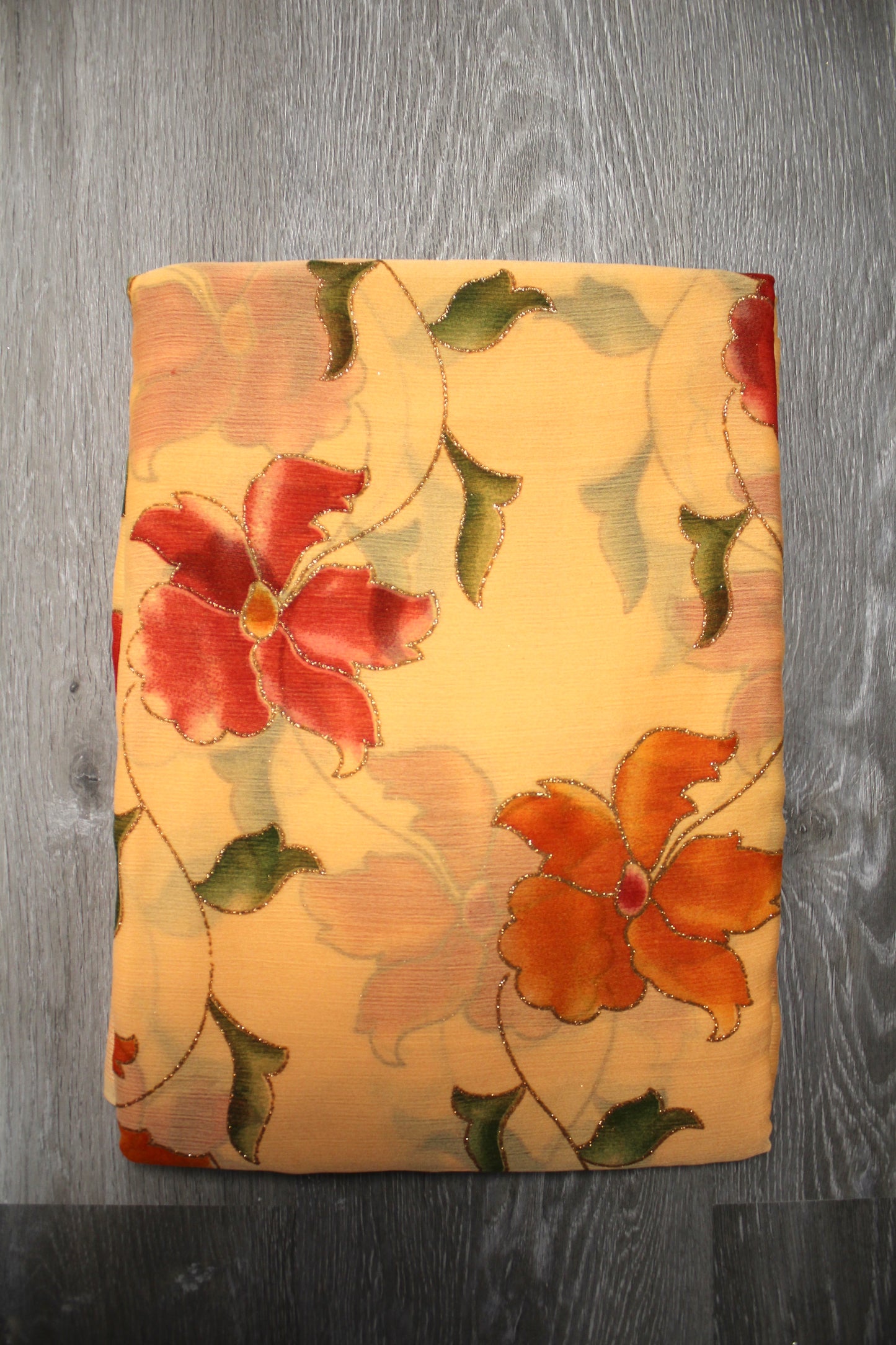 Floral Saree only.