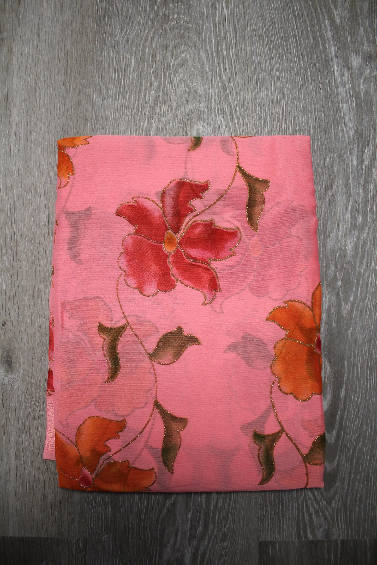 Floral Saree only.